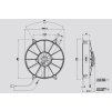 Ventilátor SPAL VA03-AP70/LL-37A (280 mm)