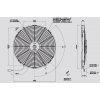 Ventilátor SPAL 12V VA18-AP10/C-41S (385 mm)