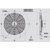 Ventilátor SPAL 12V VA18-AP51/C-41S (385 mm)
