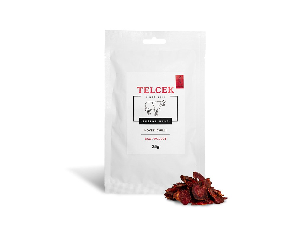 TELCEK produkt hovězí chilli 25g