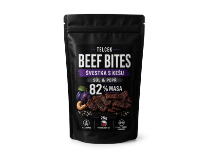 Beef bites - švestka s kešu sůl & pepř
