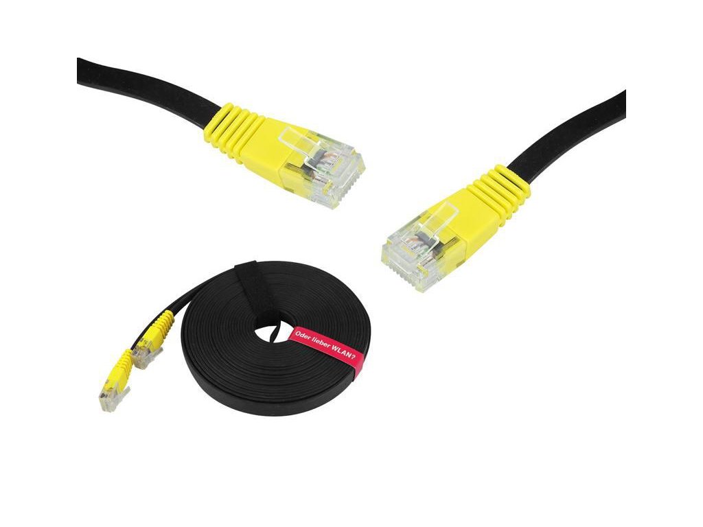 Kabel UTP RJ45/RJ45 Cat5e 10m LTC LXIT10 ultra tenký
