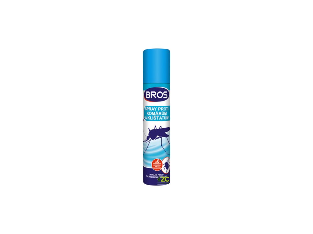 Sprej proti komárům a klíšťatům BROS 90ml
