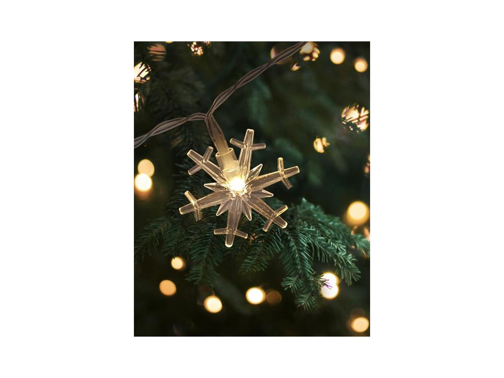 Řetěz vánoční TRIXLINE TR-221V sněhové vločky