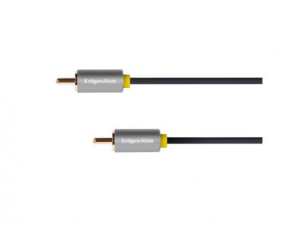 Kabel 1x Cinch konektor/1x Cinch konektor 1,8m KRUGER & MATZ KM1202 Basic
