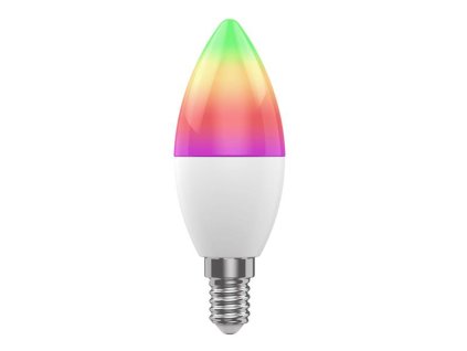 Smart LED žárovka E14 5W RGB CCT WOOX R9075 WiFi Tuya