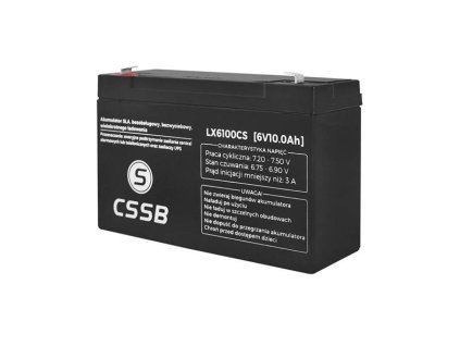 Baterie olověná  6V 10Ah LTC BATE-14193