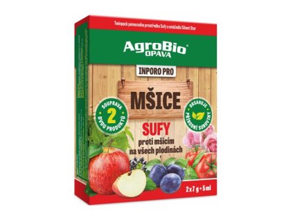 Přípravek proti mšicím AGROBIO Inporo Pro Sufy 2x7g+5ml