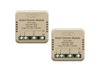 Smart ovladač osvětlení MOES Switch Module MS-105B-M WiFi Tuya