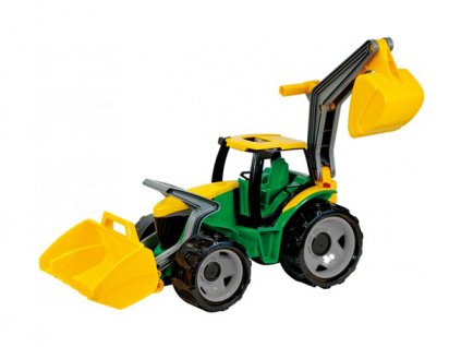 Dětský traktor se lžící a bagrem LENA 65cm