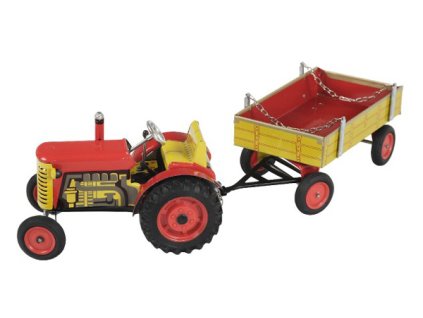 Dětský traktor KOVAP Zetor Red 28cm