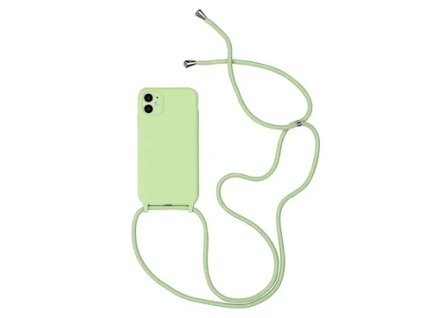 Pouzdro Strap Case pro iPhone 15 Pro Lime