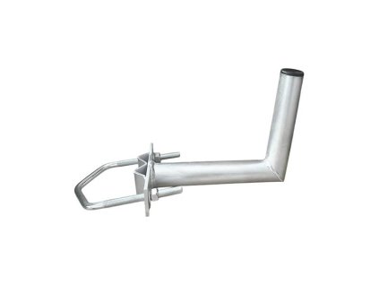 Anténní držák 25cm na stožár s vinklem, rozteč třmenu 120mm, trubka 42/2mm, výška 16cm