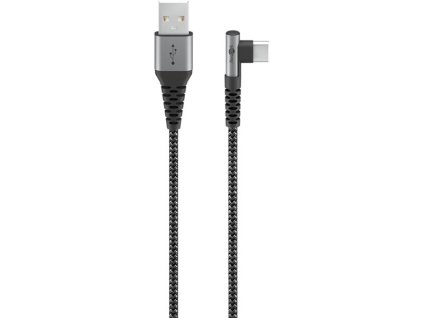 Kabel GOOBAY 64657 USB/USB-C 2m Space Grey/Silver