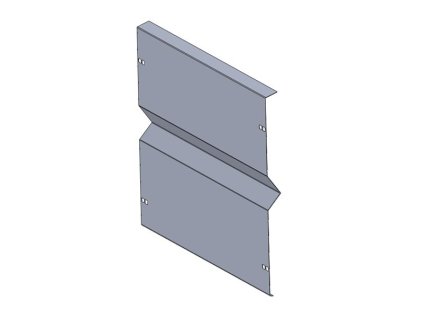 Větrná zábrana L1950 k montážnímu systému