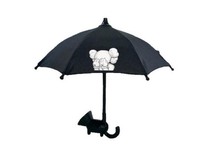 Deštník pro telefon s přísavkou Klaun Black