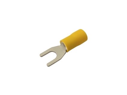 Vidlička 5.3mm, vodič 4.0-6.0mm žlutá