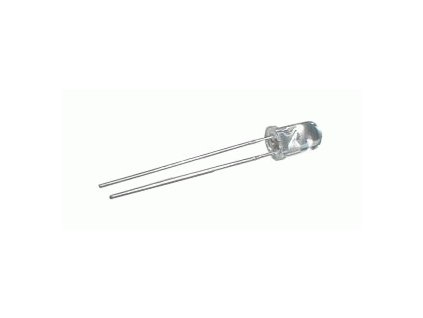 LED  5mm  žlutá  1200mcd/120°  čirá