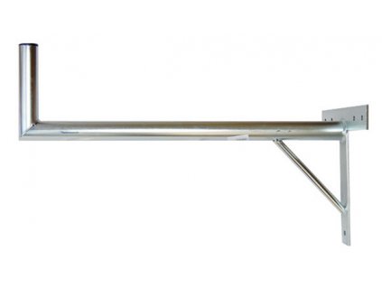 Anténní držák 100cm na zeď se vzpěrou, trubka 42/2mm, výška 16cm žár.