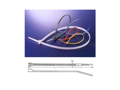 Pásek stahovací standard  100x2.5mm  přírodní *