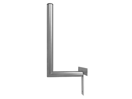 Anténní držák 25cm na zeď, trubka 42/2mm, výška 46cm žár.