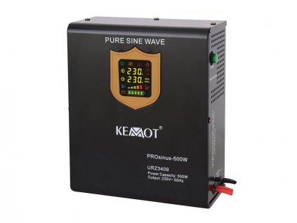 Zdroj záložní KEMOT PROsinus 500W 12V nástěnný