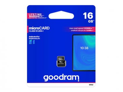 Karta paměťová GOODRAM micro SD 16 GB