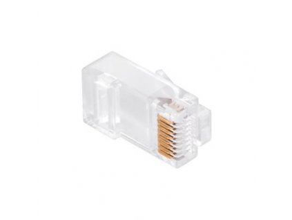 Konektor RJ45 8p-8c (drát) průchozí CAT.6E TEL0072