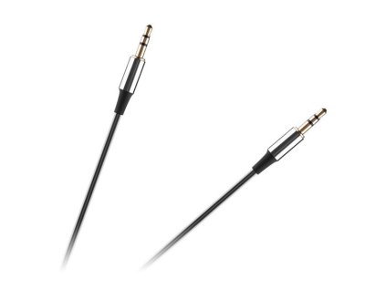 Kabel REBEL RB-6008-100-B JACK 3.5 konektor/JACK 3.5 konektor 1m