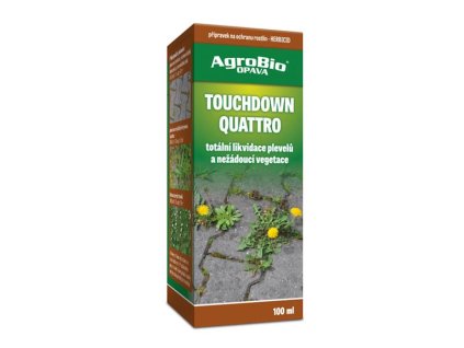 Přípravek proti jednoletým a víceletým plevelům AGROBIO Touchdown Quattro 100ml