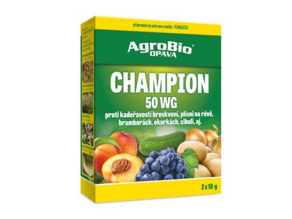 Přípravek proti houbovým a bakteriálním chorobám AGROBIO Champion 50 WG 2x10g