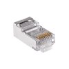 Konektor RJ45 8p-8c (drát) průchozí CAT.5E TEL0073