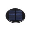 Solární panel mini 5V/110mA, polykrystalický, průměr 90mm