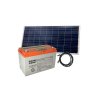 Solární set baterie GOOWEI ENERGY OTD100 (100Ah, 12V) a solární panel Victron Energy 115Wp/12V
