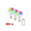 Smart LED žárovka E27 11W RGB+CCT IMMAX NEO 07743C ZigBee Tuya sada 3ks