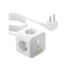 Prodlužovací kabel BASEUS PowerCombo Cube White 1,5m