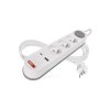 Prodlužovací přívod 3 zásuvky 2m EMOS P1312FC USB s vypínačem