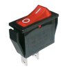 Přepínač kolébkový    2pol./2pin  ON-OFF 250V/15A červený