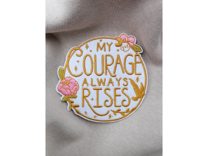 My courage always rises – white
