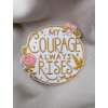 My courage always rises – white