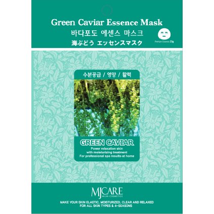 MJ CARE GREEN CAVIAR ESSENCE MASK - 10 KS