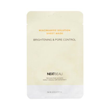 NEXTBEAU NIACINAMIDE SOLUTION SHEET MASK 10 KS