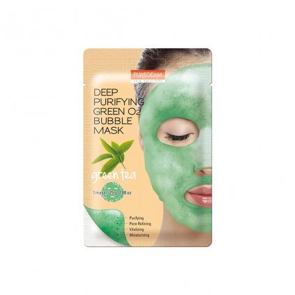 DEEP PURIFYING GREEN O2 BUBBLE MASK "GREEN TEA"