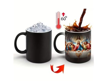 TERMO zobrazující hrnek s Ježíšem pro každodenní povzbuzení - motiv F