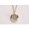 Medailonek posvátné země z Chrámové hory - zlatý