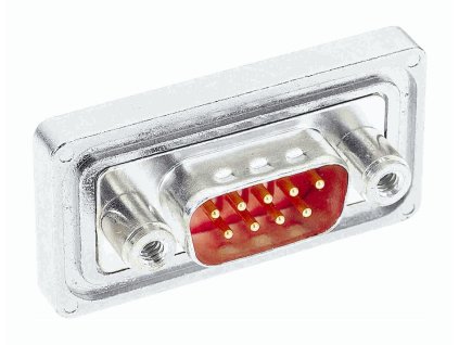 09678097615 | D SUB IP 67 9 POLE STRAIGHT FRONT METAL