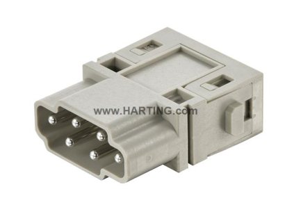 09140065001 | Han® E Push-In module, male 0,5-2,5mm²