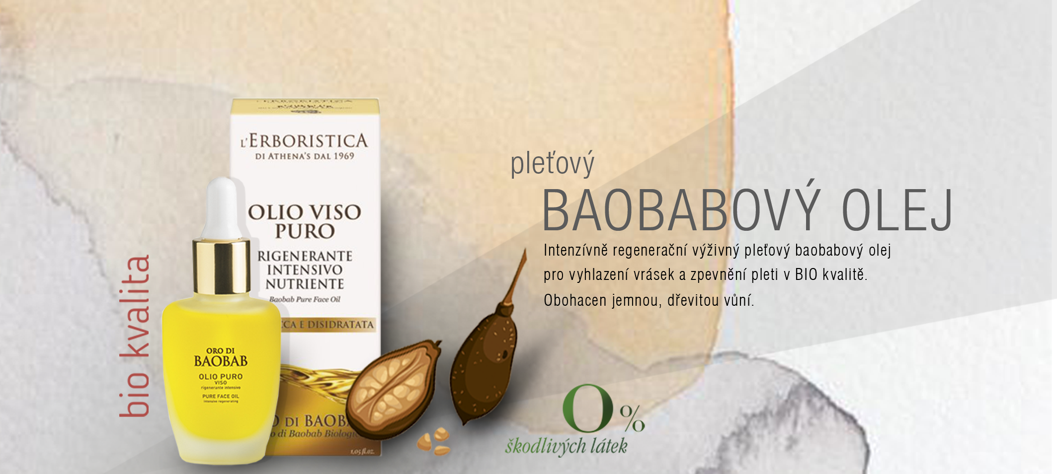 Liftingový baobabový olej pleťový bio