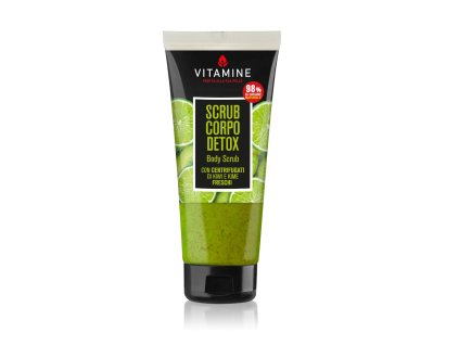 Vitamine Vitamínový tělový peeling Detox se šťávou z kiwi a limetky 200 ml