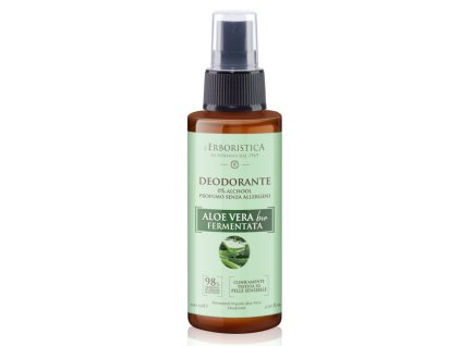 Erboristica Deodorant s aloe vera šťávou bez alkoholu pro citlivou pokožku 100 ml